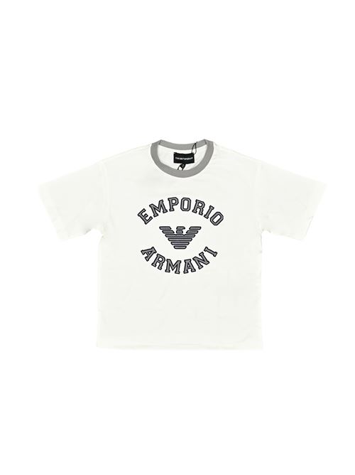 T-shirt, bambino, logata. EMPORIO ARMANI | 6D4TJB 4J54Z0101